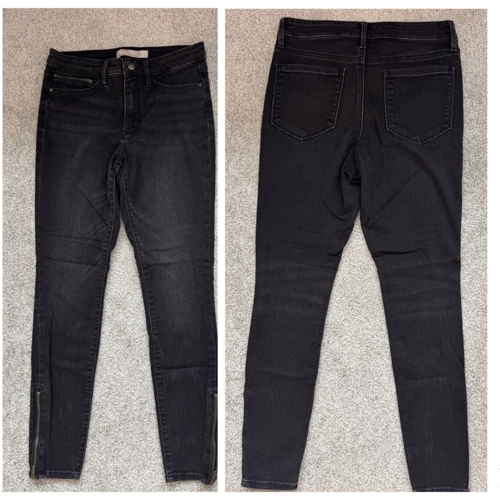 Athleta Women's Black Stretch Skinny Jeans - Size 4
